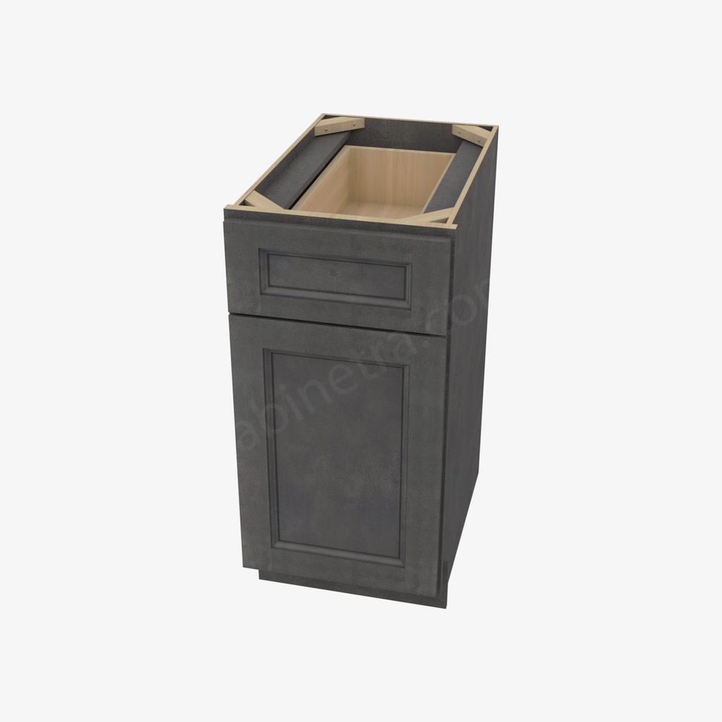 TS-B15 Single Door Base Cabinet | Forevermark Townsquare Grey