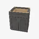 TS-B27B Double Door Base Cabinet | Forevermark Townsquare Grey