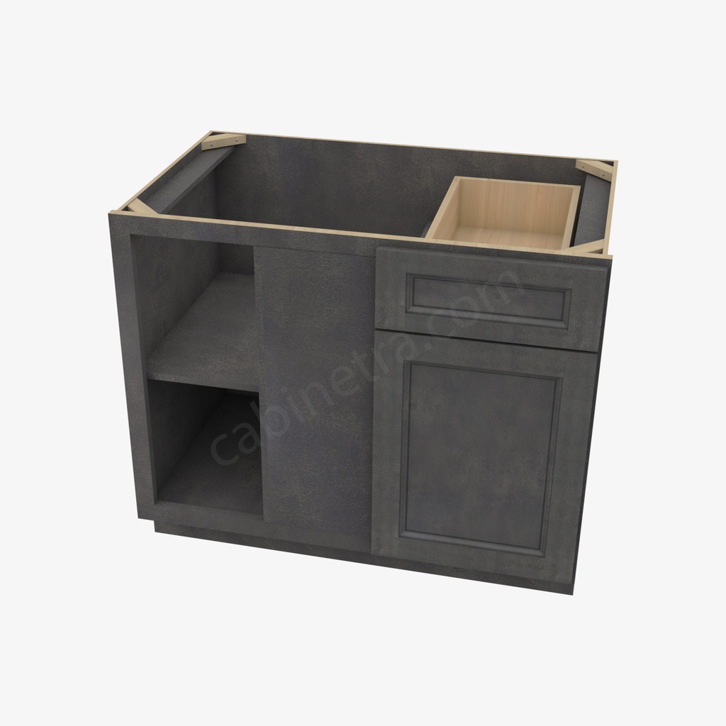 TS-BBLC42/45-39""W Base Blind Corner Cabinet | Forevermark Townsquare Grey