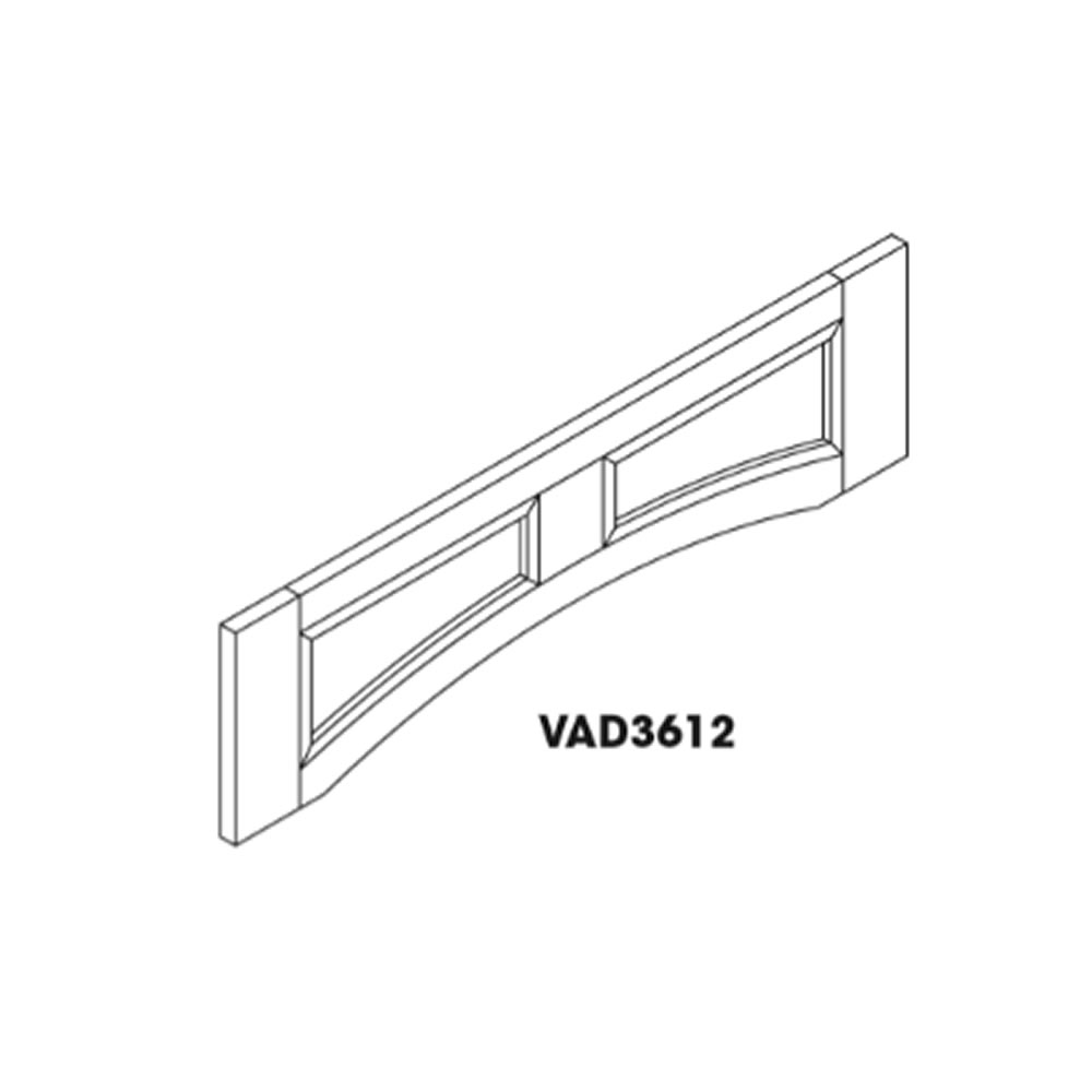 SL-VAD3612 Arch Panel Valance | Forevermark Signature Pearl
