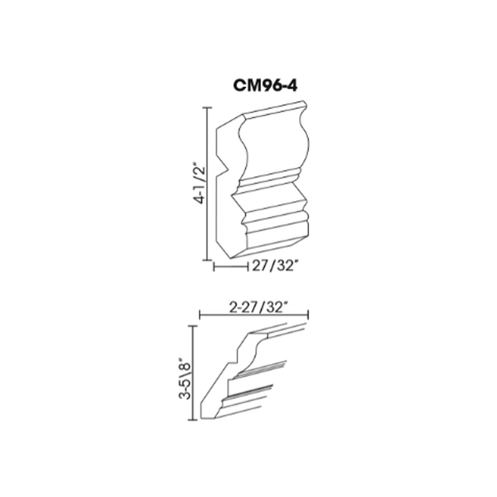 AP-CM96-4 Crown Molding | Forevermark Pepper Shaker