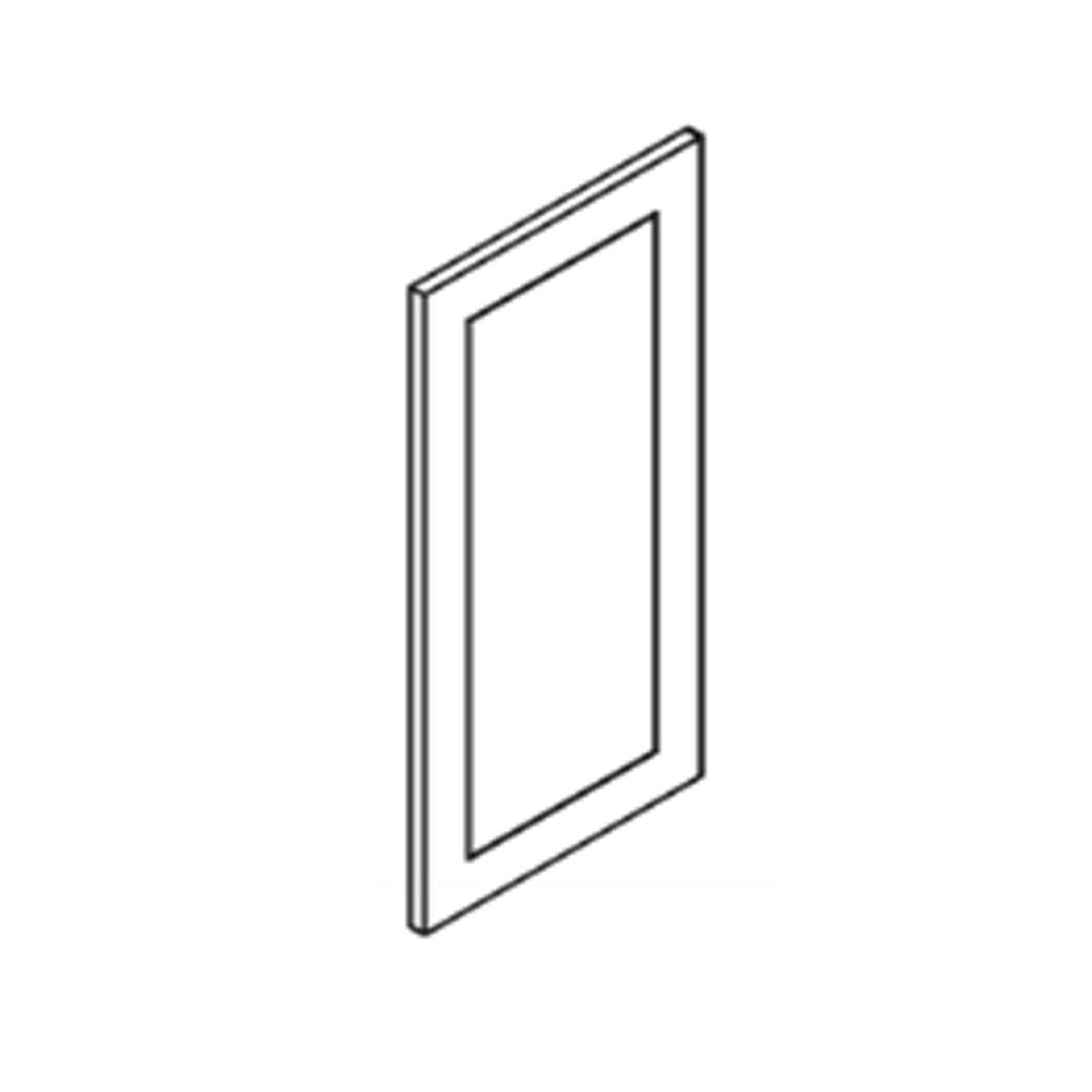 AG-EPW1230D Decorative Wall End Door | Forevermark Greystone Shaker