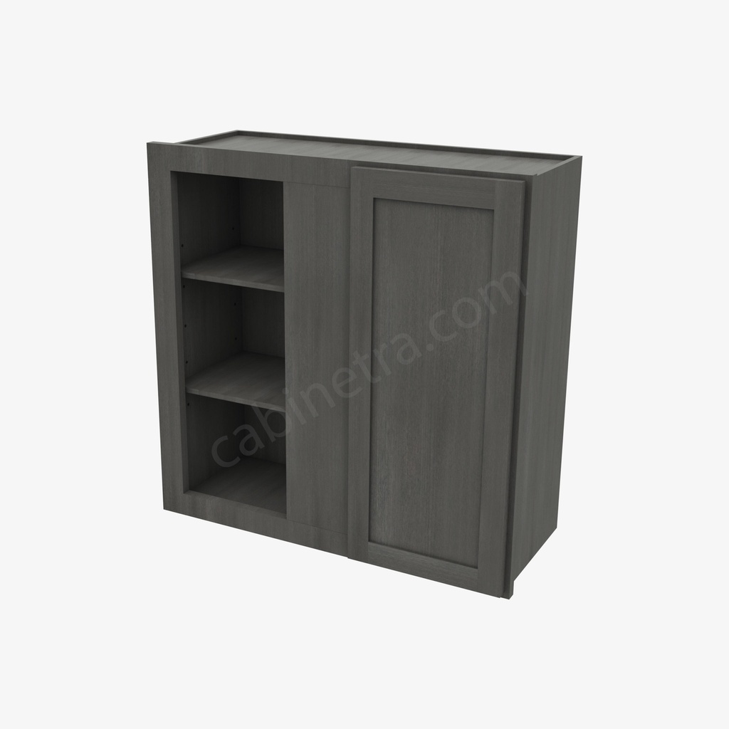 AG-WBLC30/33-3030 Wall Blind Corner Cabinet | Forevermark Greystone Shaker