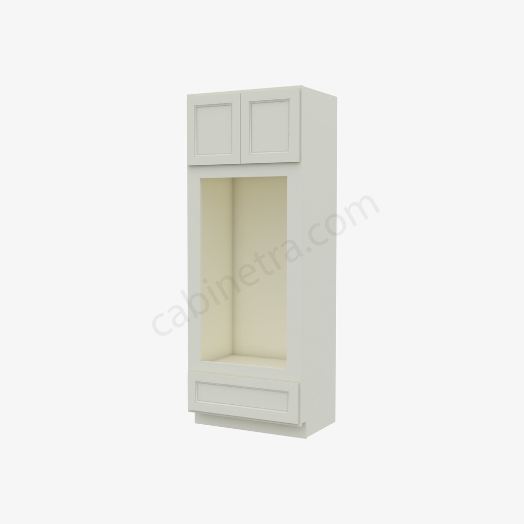 TQ-OM3390B Tall Double Oven / Oven Microwave Cabinet | Forevermark Townplace Crema