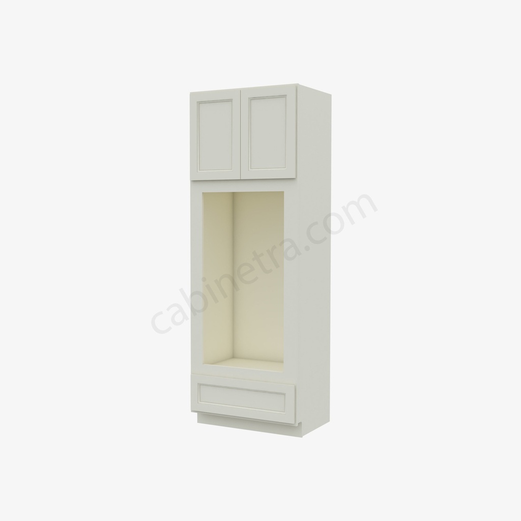 TQ-OM3396B Tall Double Oven / Oven Microwave Cabinet | Forevermark Townplace Crema
