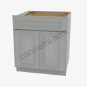 AN-B24B Double Door Base Cabinet | Forevermark Nova Light Grey Shaker
