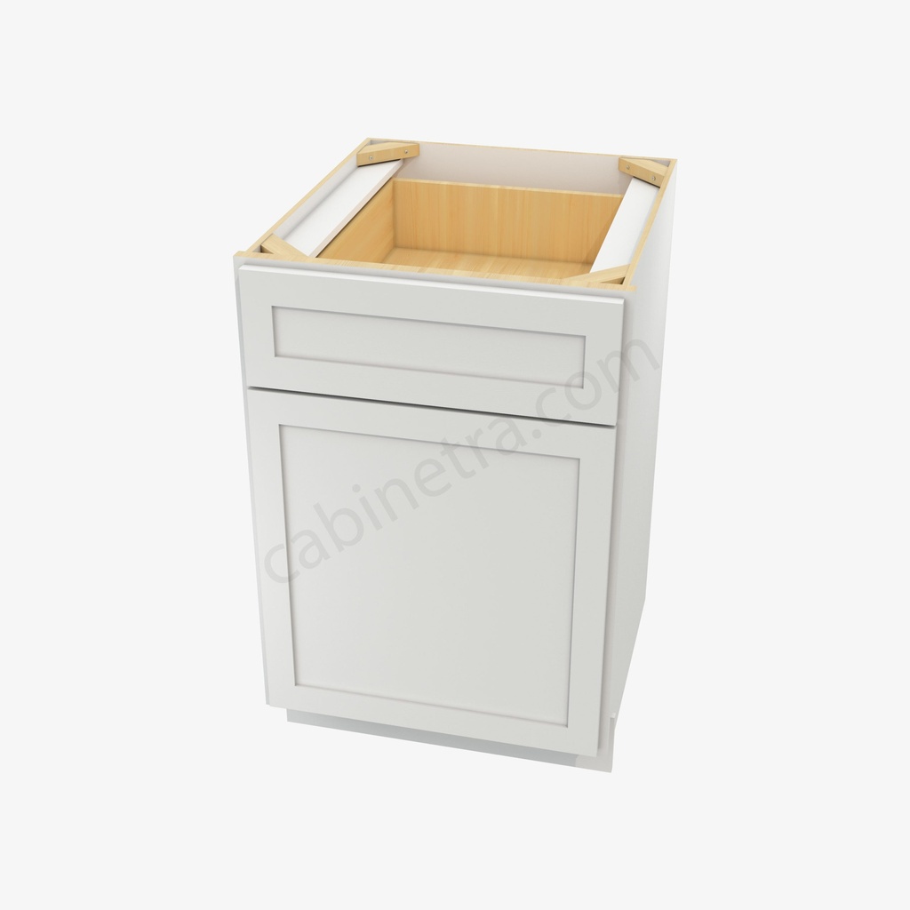 VW-B21 Single Door Base Cabinet | Visa White