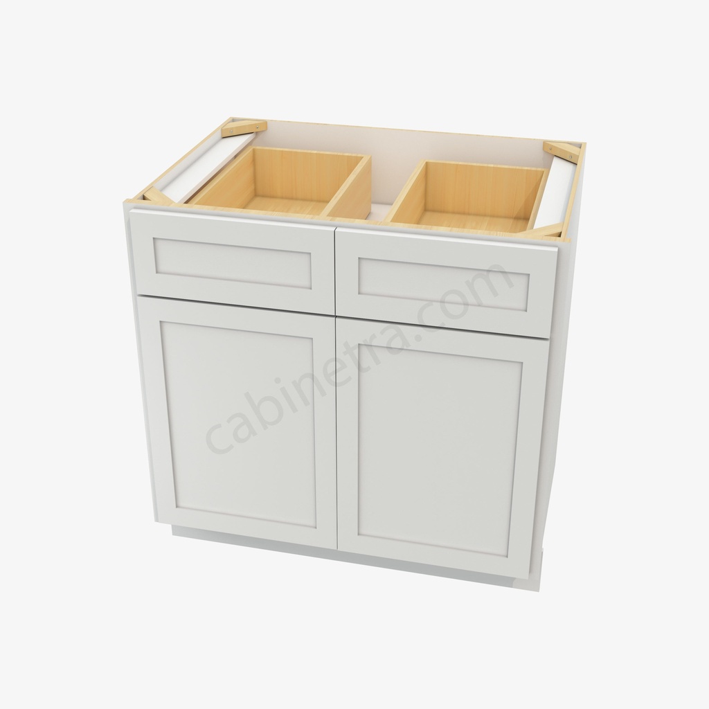 VW-B33B Double Door Base Cabinet | Forevermark Visa White