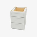 VW-DB21(3) 3 Drawer Pack Base Cabinet | Forevermark Visa White
