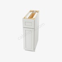 VW-B09 Single Door Base Cabinet | TSG Forevermark Visa White