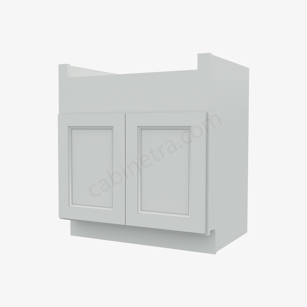 TW-FSB30B Farm Sink Base Cabinet | Forevermark Uptown White
