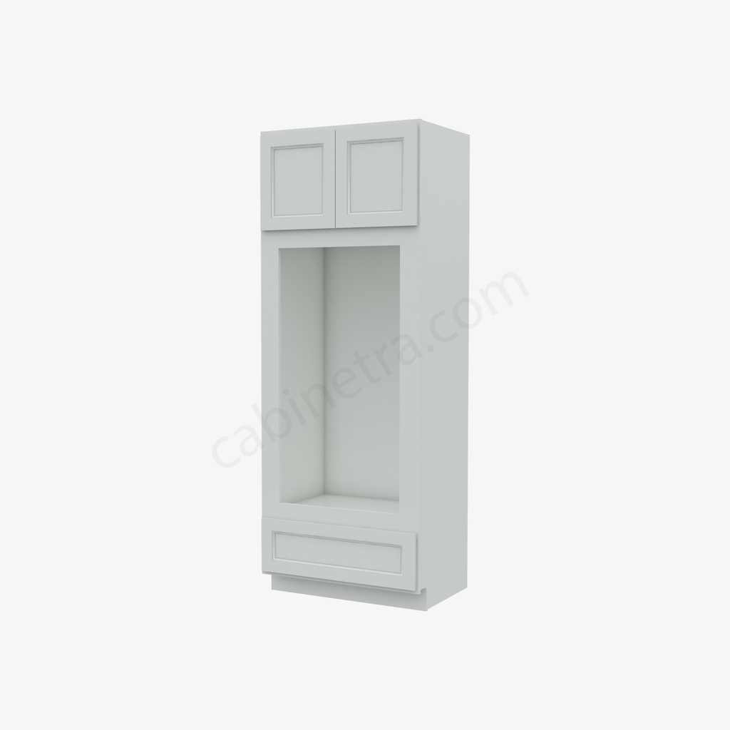 TW-OM3390B Tall Double Oven / Oven Microwave Cabinet | Forevermark Uptown White