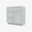 TW-S3021DL-34-1/2"" Combo Vanity with Left Drawer | Forevermark Uptown White
