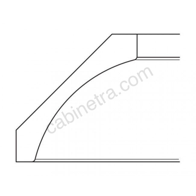 PD-CM96K-4 Crown Molding with Large Cove Detail | Forevermark Petit Blue