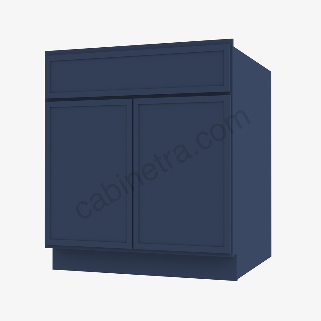 PD-S2421B-34-1/2"" Sink Base Vanity with Drawers | Forevermark Petit Blue
