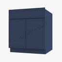 PD-S2421B-34-1/2"" Sink Base Vanity with Drawers | Forevermark Petit Blue