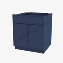 PD-S3021B-34-1/2"" Sink Base Vanity with Drawers | Forevermark Petit Blue