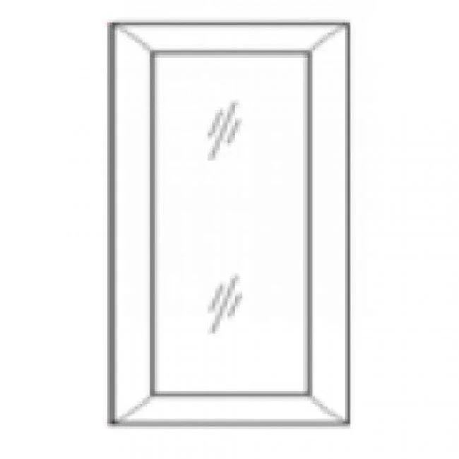 PD-W1530GD Wall Glas Door with No Mullion and with Clear Glass | Forevermark Petit Blue