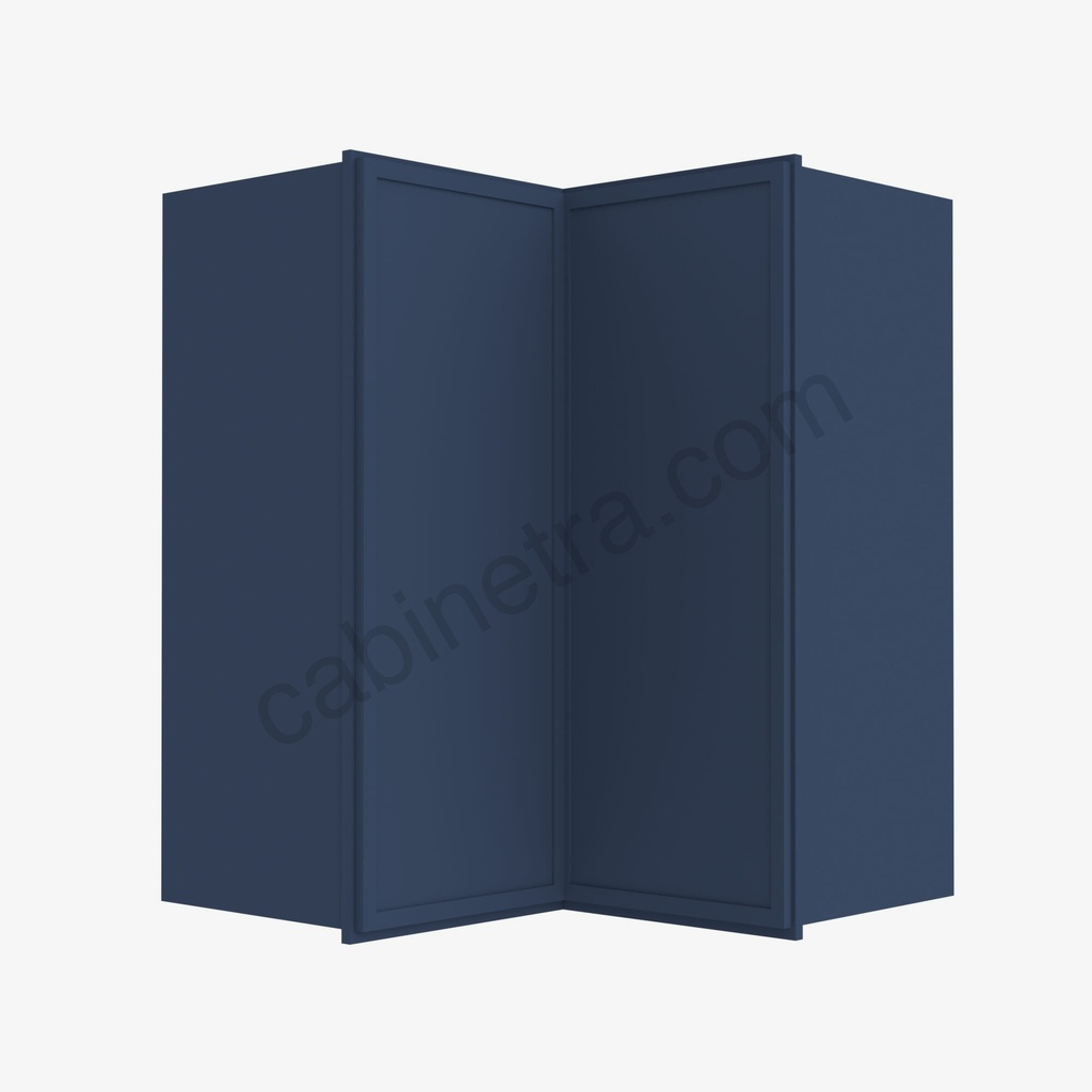 PD-WSQ2436 Easy Reach Wall Corner Cabinet | Forevermark Petit Blue