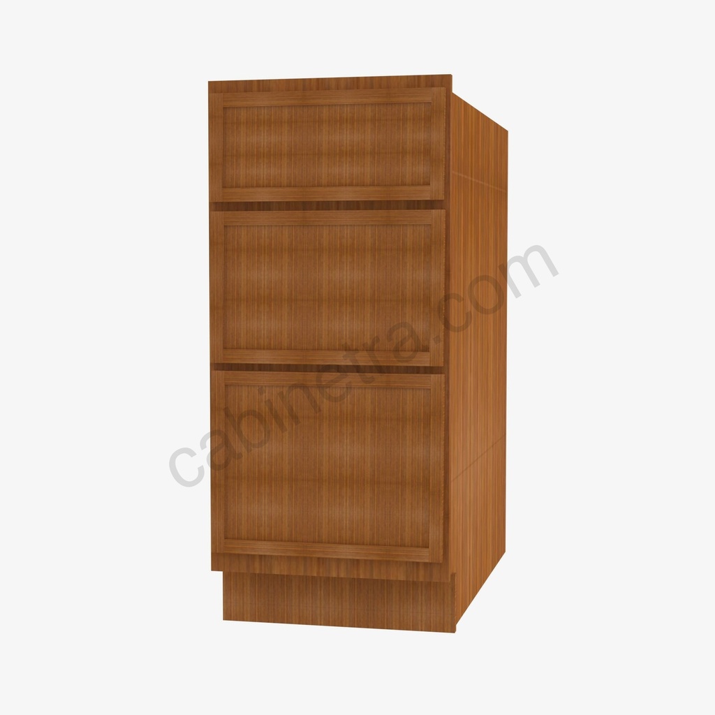 PR-DB36(3) 3 Drawer Pack Base Cabinet | Forevermark Petit Brown