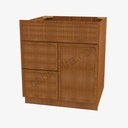 PR-S3021DL-34-1/2"" Combo Vanity with Left Drawer | Forevermark Petit Brown