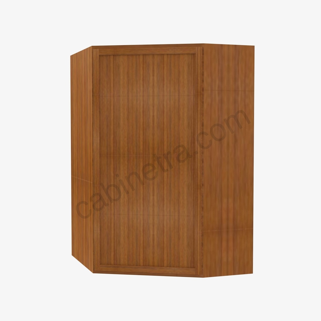 PR-WDC274215 Wall Diagonal Corner Cabinet | Forevermark Petit Brown