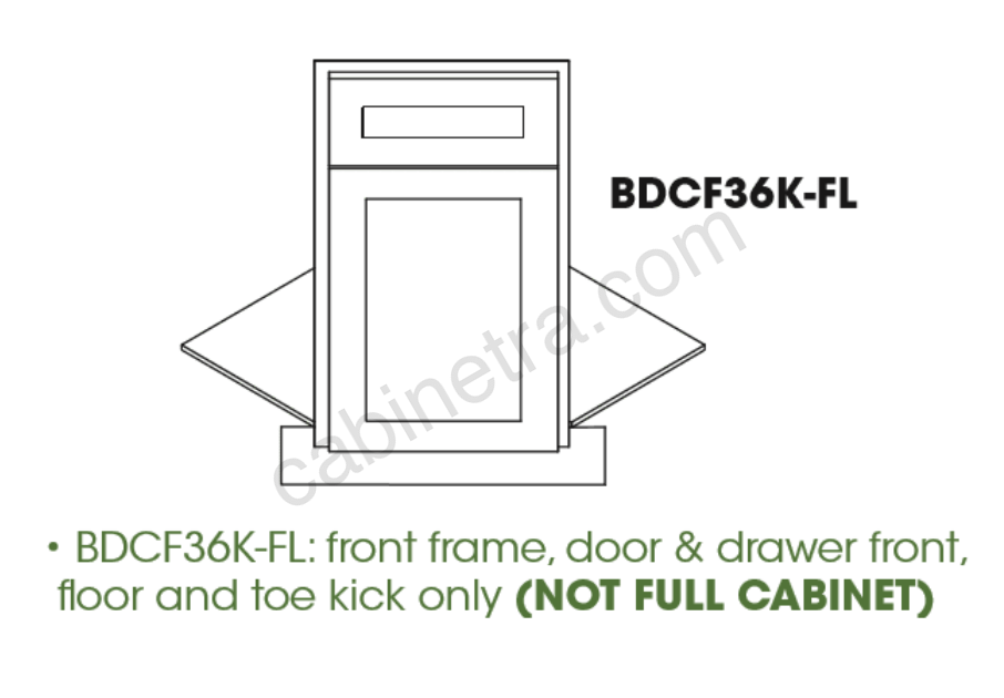 AX-BDCF36K-FL Base Diagonal Corner Floor Cabinet | Forevermark Xterra Blue Shaker