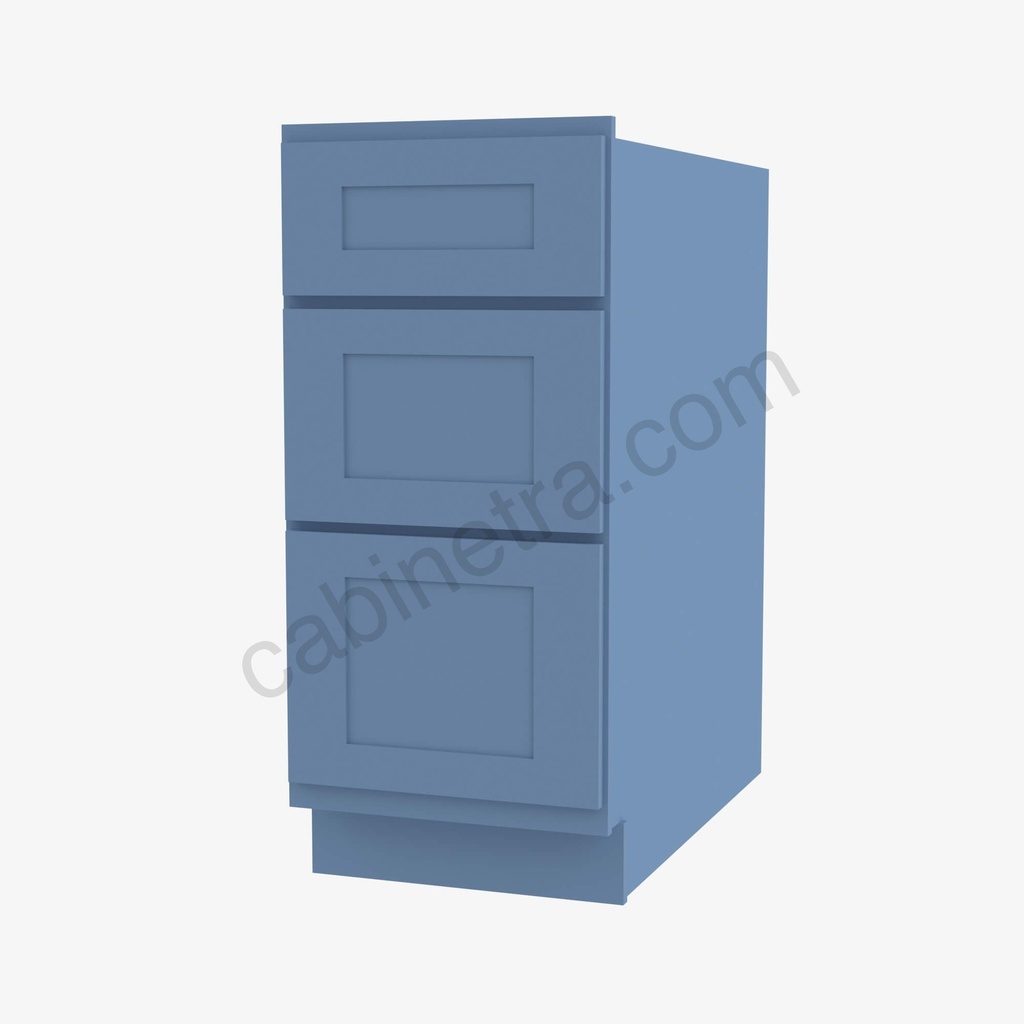 AX-DB30(3) 3 Drawer Pack Base Cabinet | Forevermark Xterra Blue Shaker