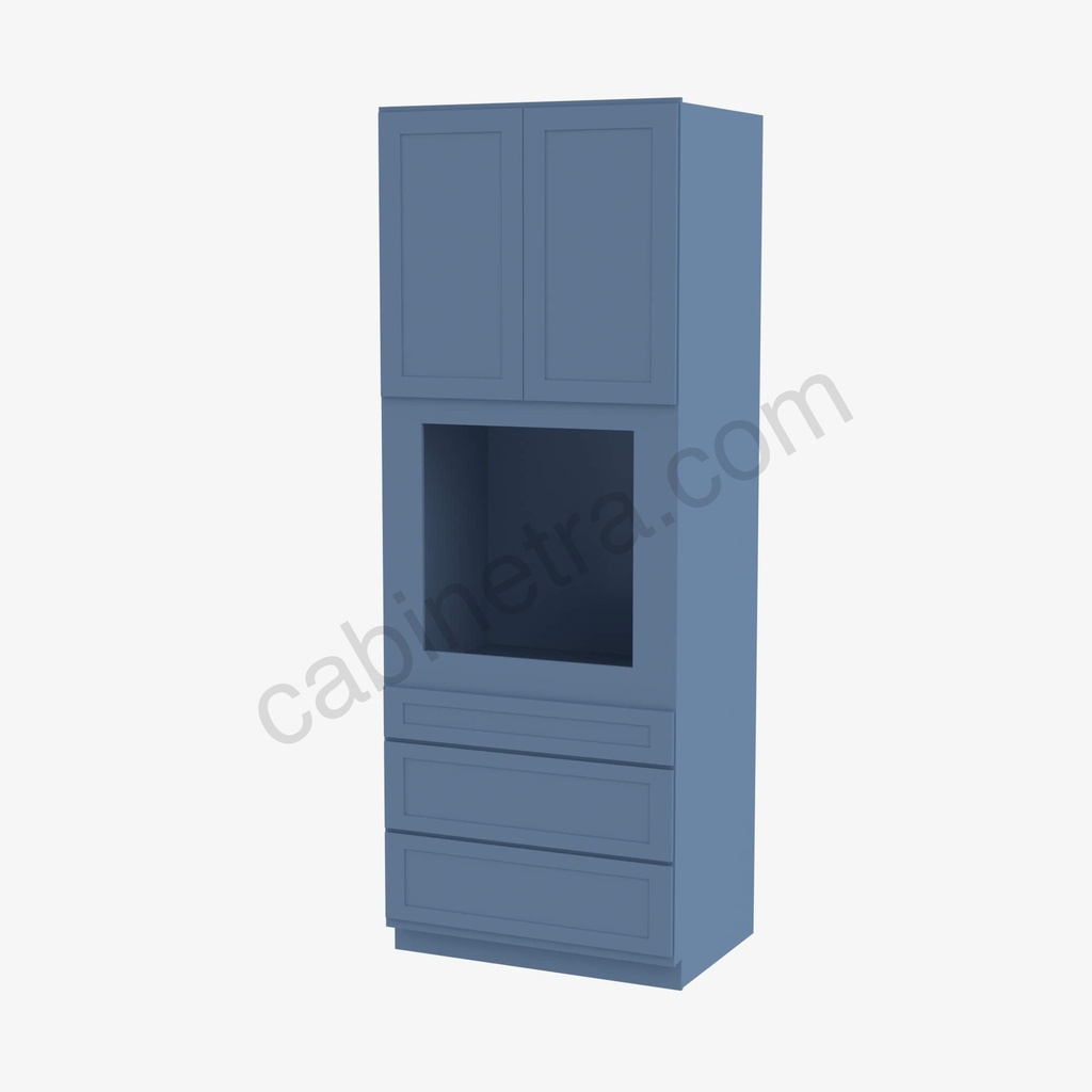 AX-OC3396B Tall Oven Cabinet | Forevermark Xterra Blue Shaker