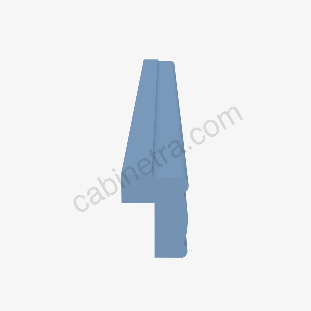 AX-TLRM8 Traditional Light Rail Molding | Forevermark Xterra Blue Shaker
