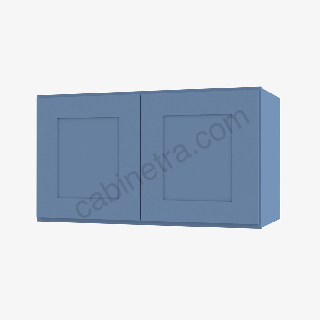 AX-W3315B Double Door Wall Cabinet | Forevermark Xterra Blue Shaker