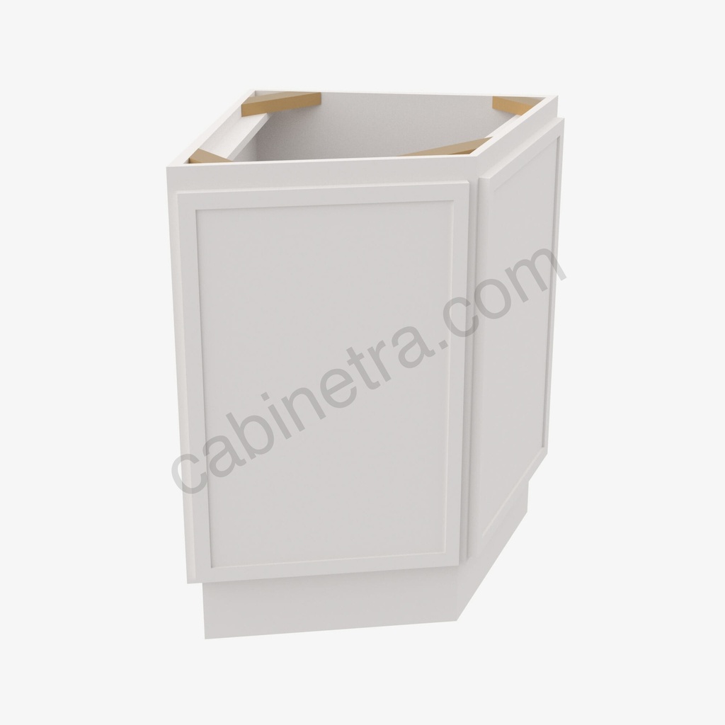 PW-AB24 (Base) Angle Base Cabinet | Forevermark Petit White