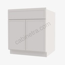 PW-B36B Double Door Base Cabinet | Forevermark Petit White