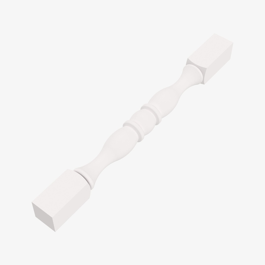 PW-TP3/WF34-1/2"" Full Decor Leg with Wall Filler | Forevermark Petit White