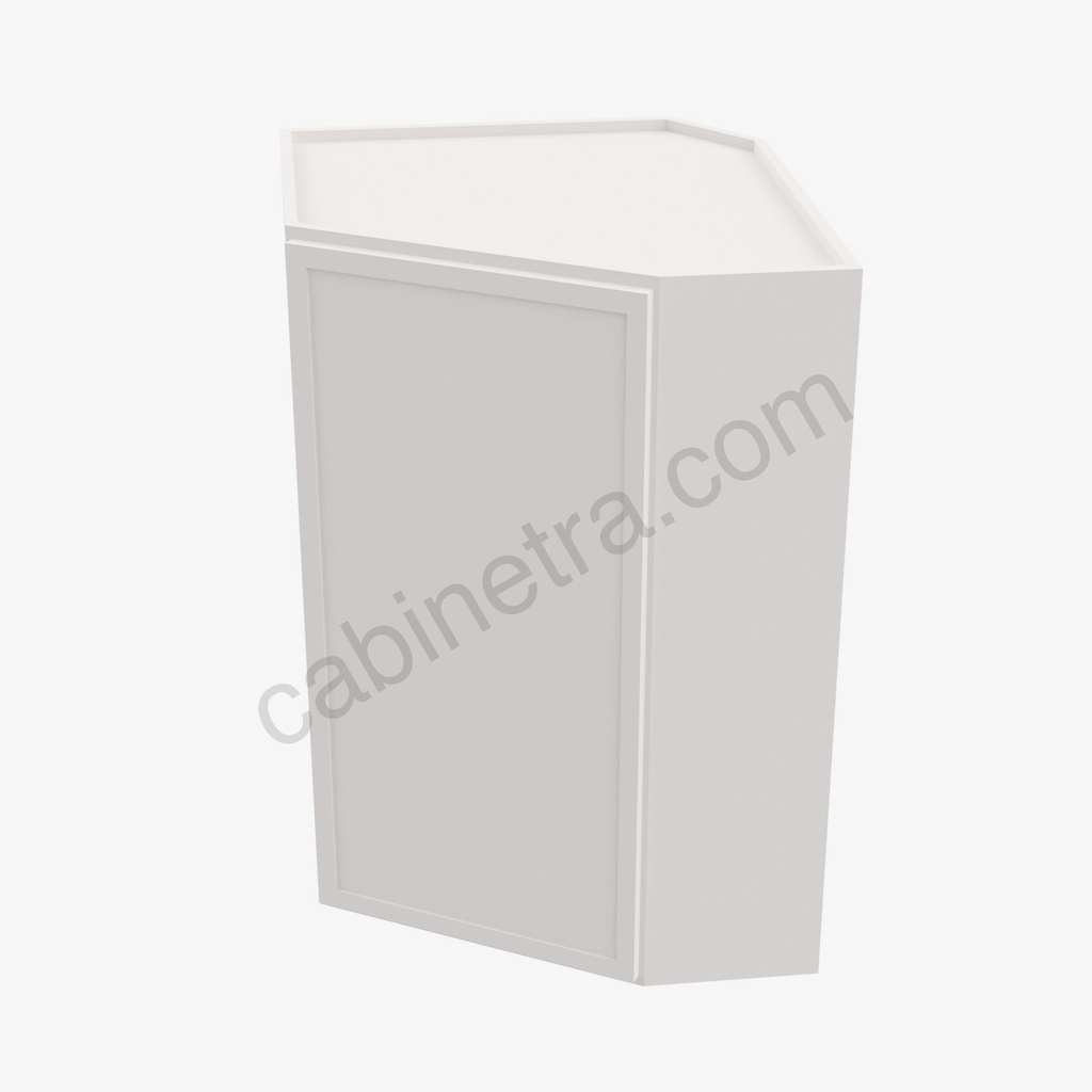 PW-WDC2430 Wall Diagonal Corner Cabinet | Forevermark Petit White