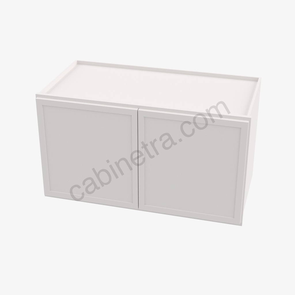 PW-W3315B Double Door Wall Cabinet | Forevermark Petit White