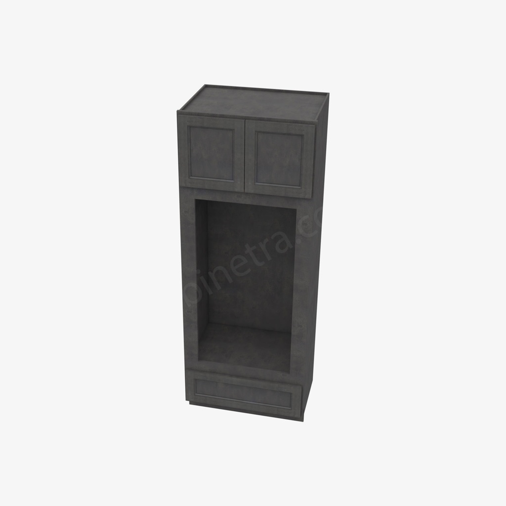 TS-OM3390B Tall Double Oven / Oven Microwave Cabinet | Forevermark Townsquare Grey