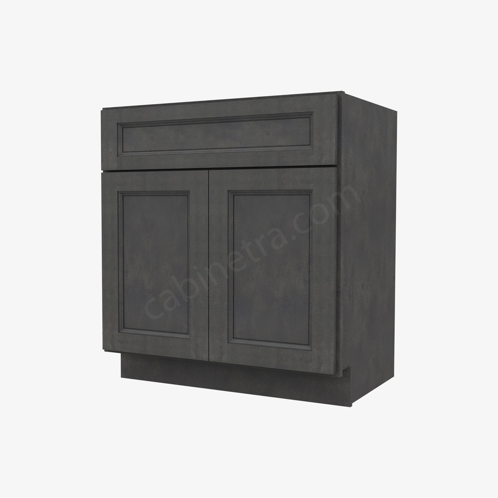 TS-S3021B-34-1/2"" Sink Base Vanity with Drawers | Forevermark Townsquare Grey
