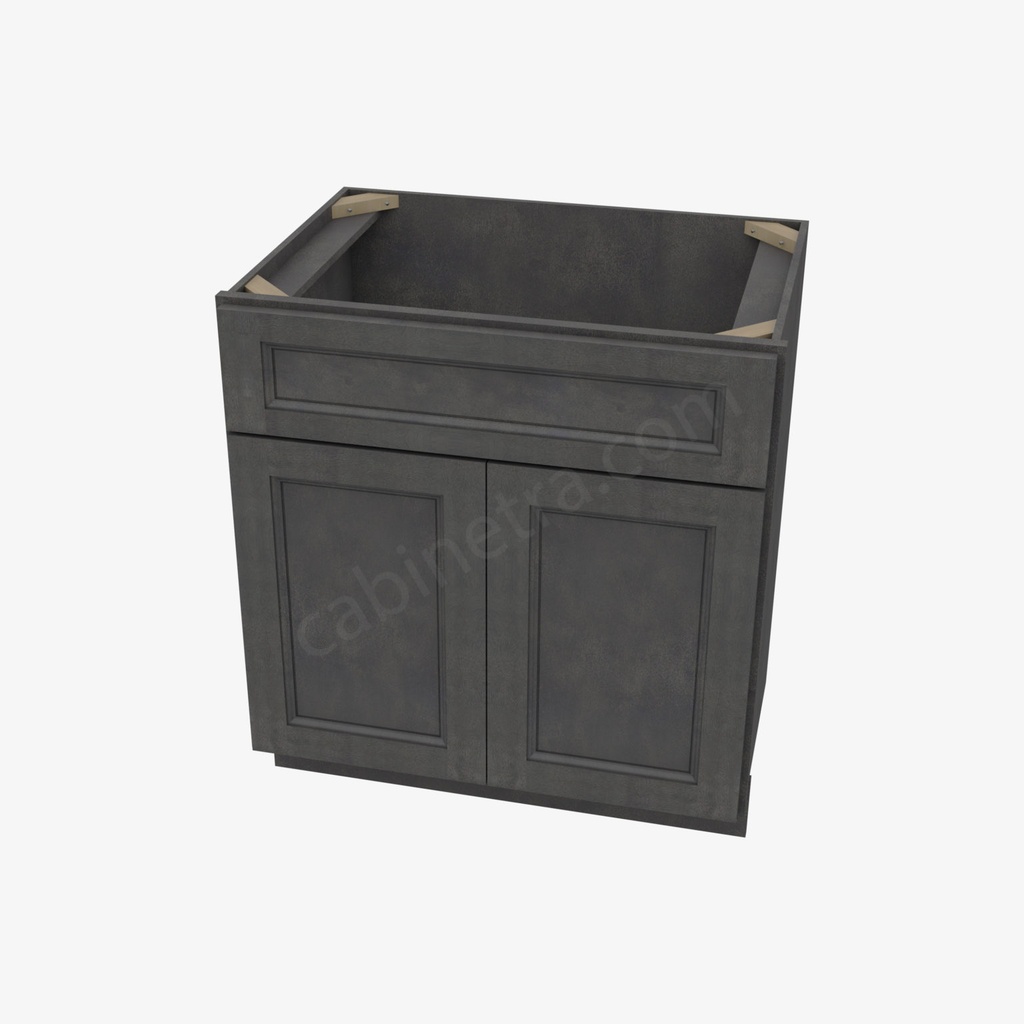 TS-S3021B-34-1/2"" Sink Base Vanity with Drawers | Forevermark Townsquare Grey