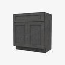 TS-S3021B-34-1/2"" Sink Base Vanity with Drawers | Forevermark Townsquare Grey