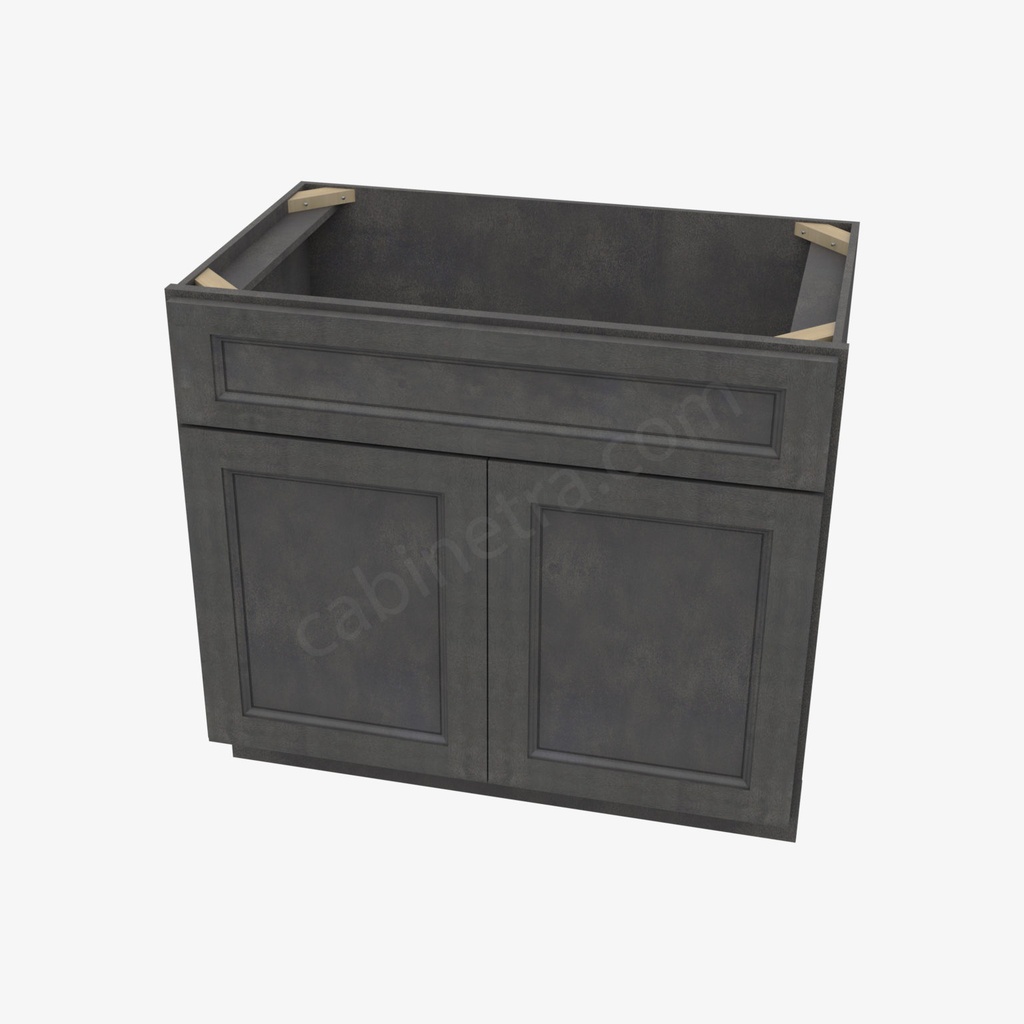 TS-S3621B-34-1/2"" Sink Base Vanity with Drawers | Forevermark Townsquare Grey