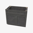 TS-S3621B-34-1/2"" Sink Base Vanity with Drawers | Forevermark Townsquare Grey