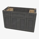 TS-S4821B12D-34-1/2"" Sink Base Combo Vanity with Drawers | Forevermark Townsquare Grey