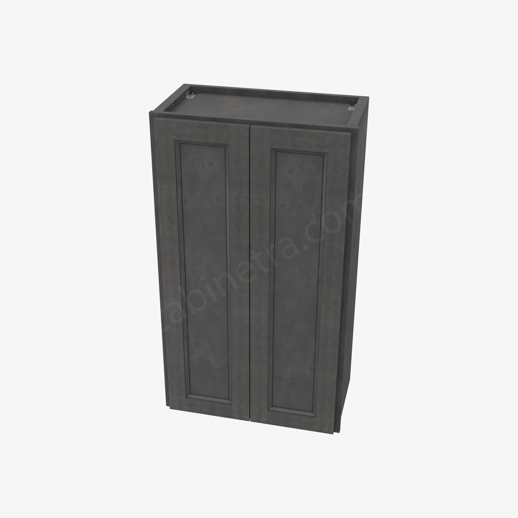 TS-W2442B Double Door Wall Cabinet | Forevermark Townsquare Grey