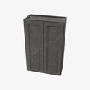 TS-W2742B Double Door Wall Cabinet | Forevermark Townsquare Grey