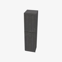TS-WP2496B Tall Wall Pantry Cabinet with Butt Doors | Forevermark Townsquare Grey