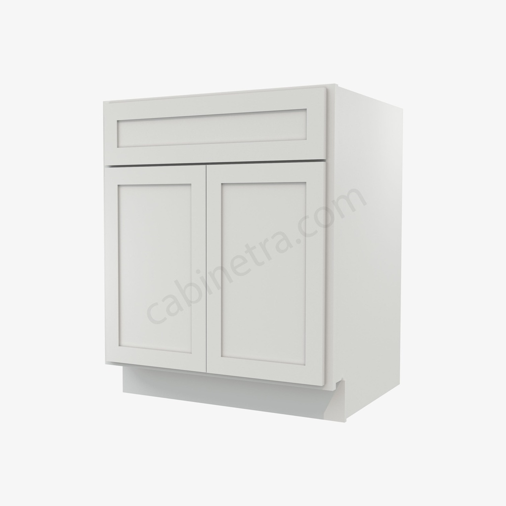 AW-B27B Double Door Base Cabinet | Forevermark Ice White Shaker