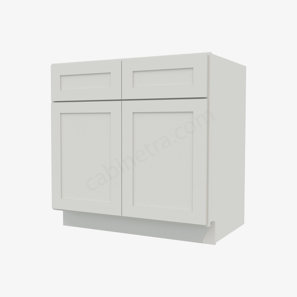 AW-SB33B Sink Base Cabinet | Forevermark Ice White Shaker
