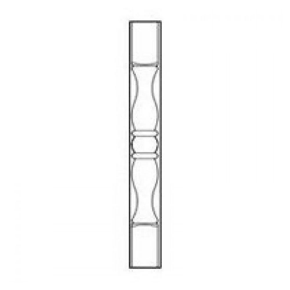 AW-TP3/WF34-1/2"" Full Decor Leg with Wall Filler | Forevermark Ice White Shaker