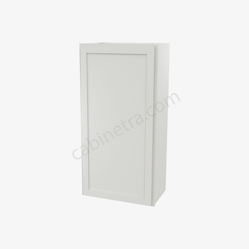 AW-W2142 Single Door Wall Cabinet | Forevermark Ice White Shaker